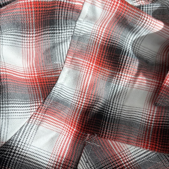 DIXXON Classic Red and Gray Plaid Shirt - Picture 3 of 4